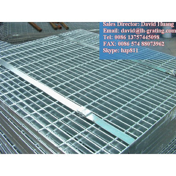 galvanized 32x5 steel grating, 32x5 bar grating, galvanized 32x5 floor grating